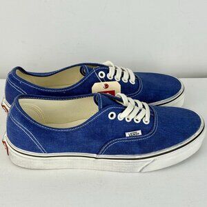 Men's 7.5, Women's 9 - VANS Authentic Thrift Navy Sneaker